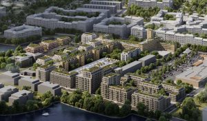 موقع كمبوند كريسنت ووك التجمع السادس Crescent Walk New Cairo